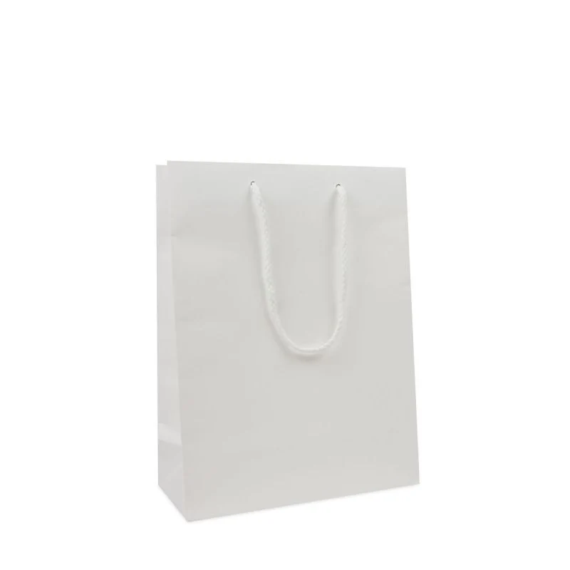 Papperskassar Kraft 25 + 11 x 33 cm Vit (100 st.) [FP-DPK109]