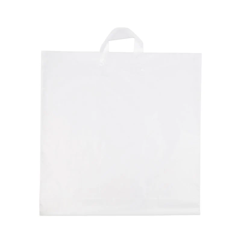 Plastkassar med öglehandtag Semi-transparenta 50 x 50 + 2 x 5 cm Semi-transparent (250 st.) [FP-DQL003]