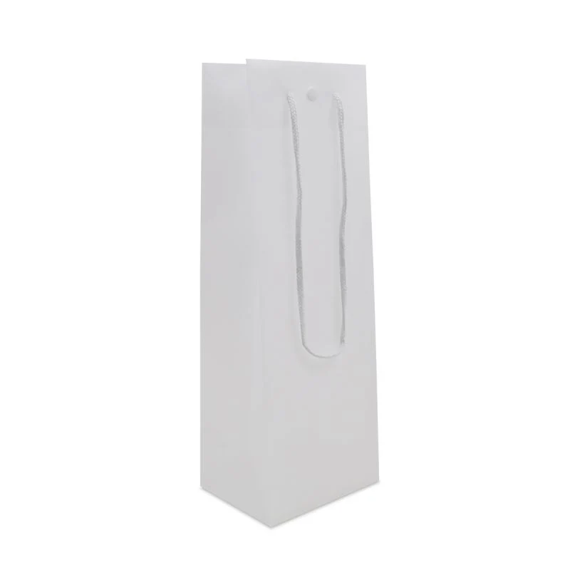 Plastkassar för vinflaskor 12 + 10 x 36 cm Semi-transparent (100 st.) [FP-DQC025]
