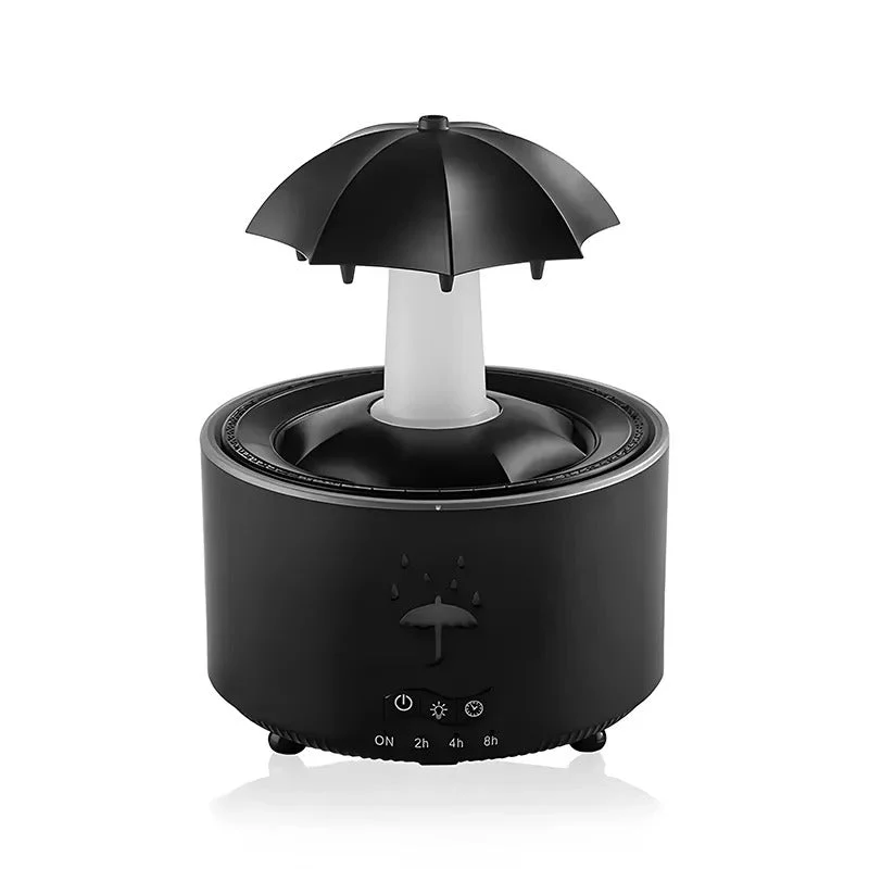 Roterande Paraply Luftfuktare – Aroma Diffusor med LED