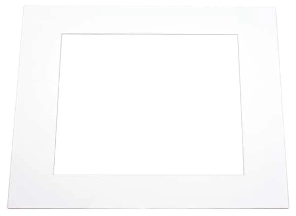 Passepartout Kritvit 19,4x24,5cm Fönster - Yttre storlek 27,9x35,6cm (10 st) [MS20088]