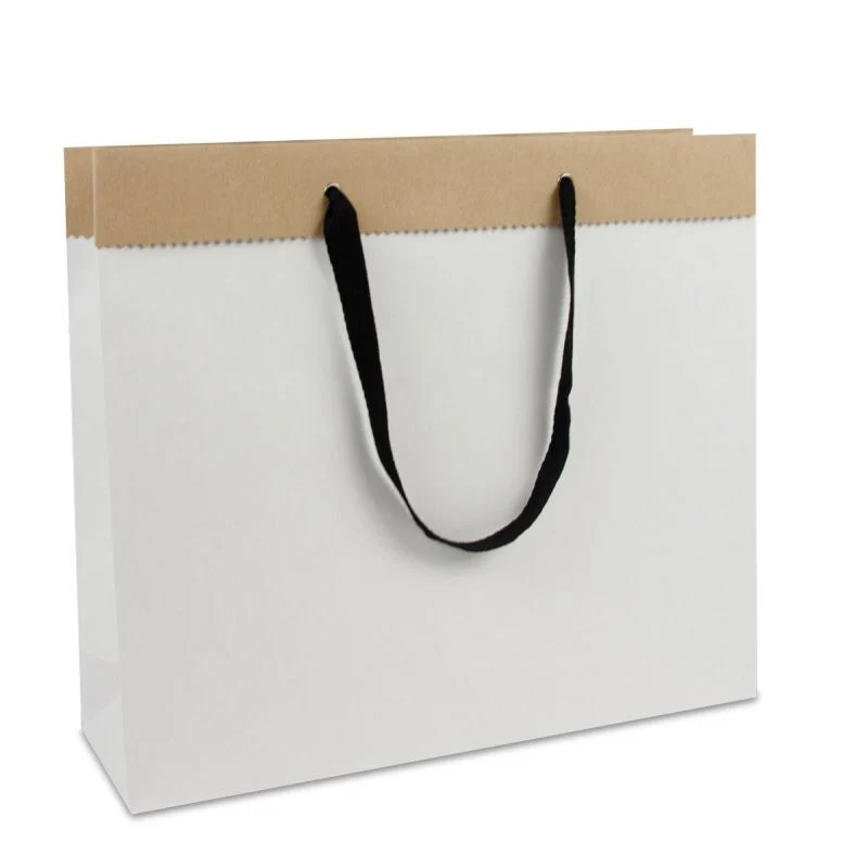 Papperskassar av återvunnet duplexpapper 40 + 12 x 35 cm Vit (100 st.) [FP-DPK087]