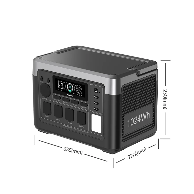 OUKITEL P1000 PLUS Portable Power Station 1800W | 1024Wh LiFePO4 | App Control