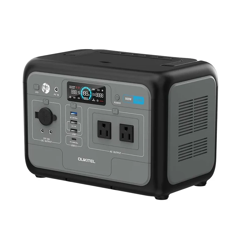 OUKITEL P800E Portable Power Station 800W | 512Wh LiFePO4 | Solar Generator