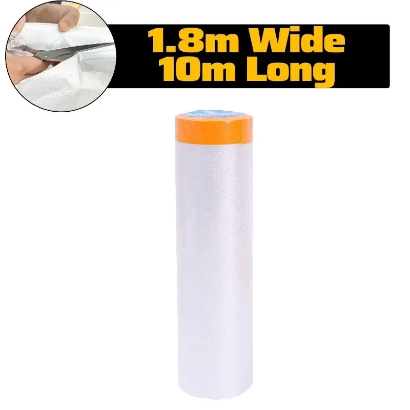 Disposable Self-Adhesive Dustproof Film – Cuttable Furniture & Room Cover