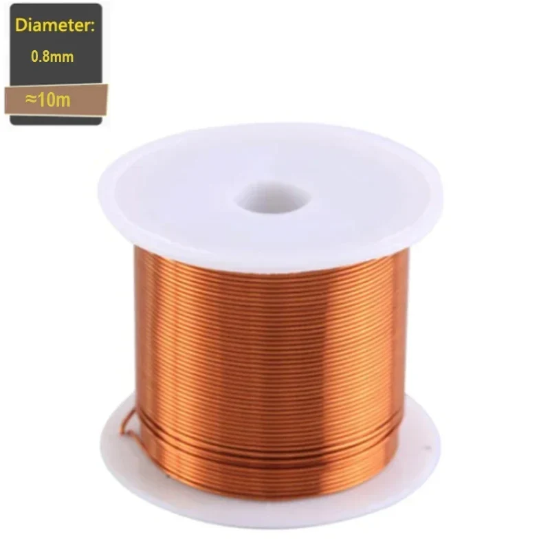 Enameled Copper Magnet Winding Wire 0.1–1.5mm – 50g Roll (1–3 Rolls)
