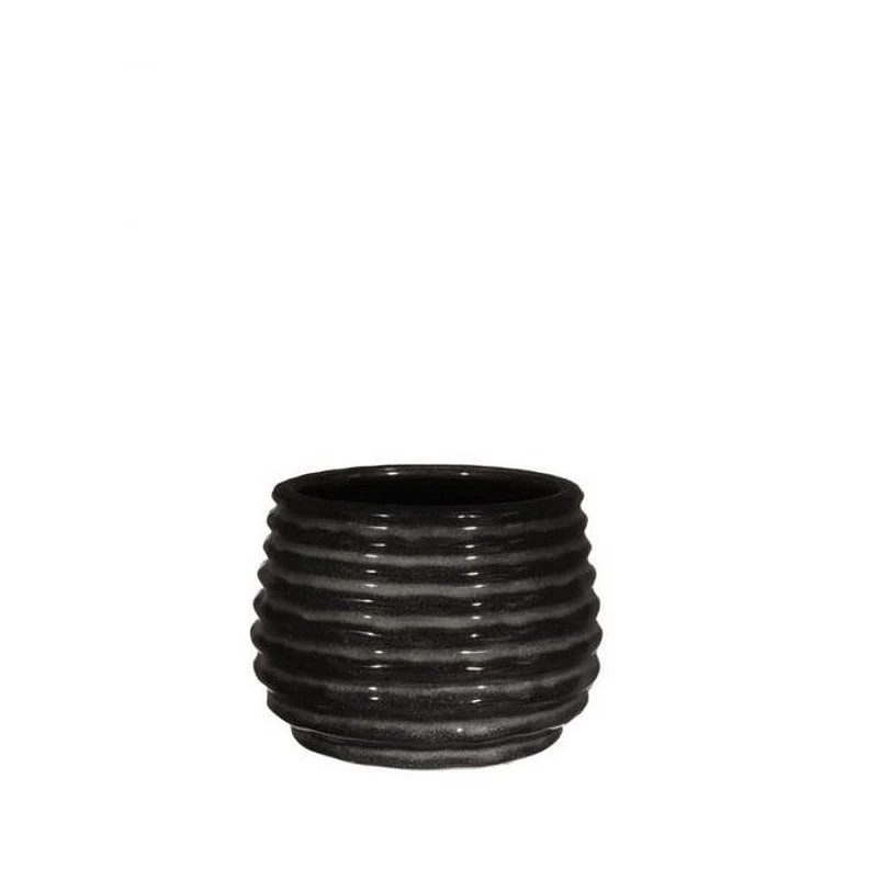 Kruka Svart Anthracite Rise Ø6,5 x h: 8 cm (12 st) [IFS-33972]