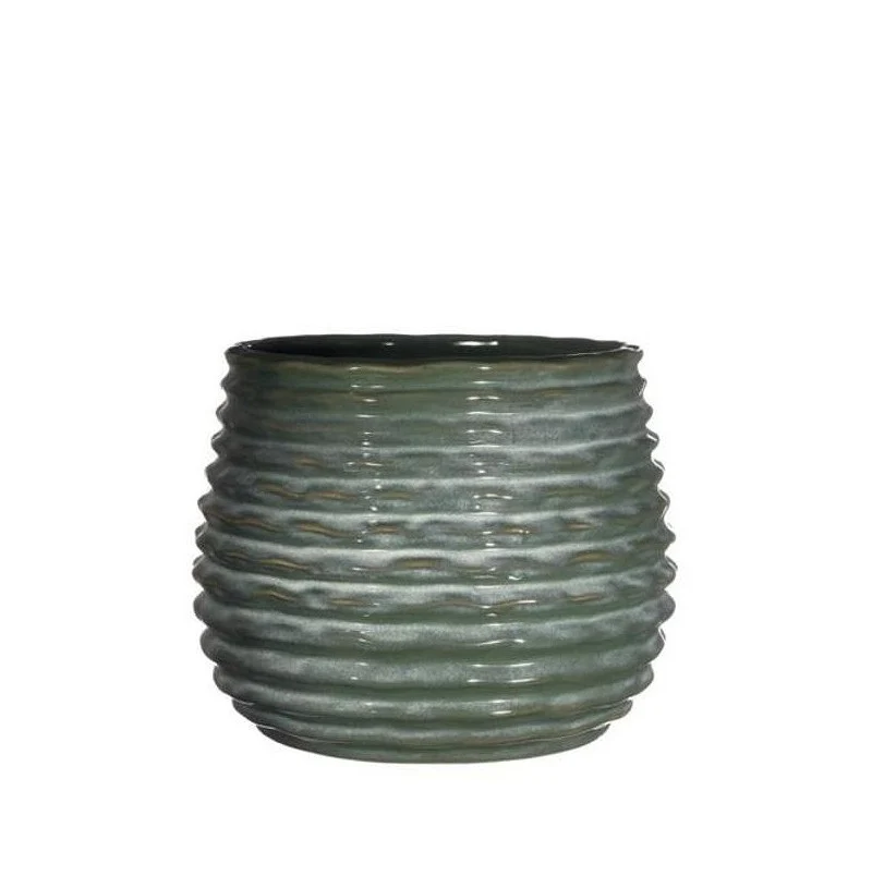 Kruka Mörkgrön Rise Ø10 x h: 13,5 cm (6 st) [IFS-33954]