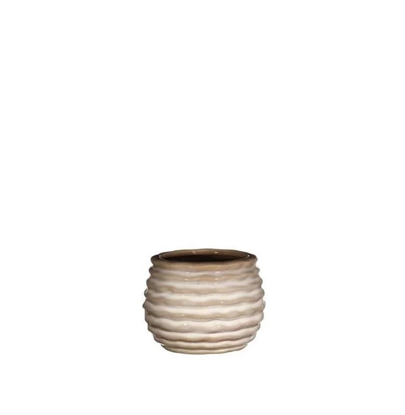 Kruka Rise kräm Ø6,5 x h: 8 cm (12 st) [IFS-33962]