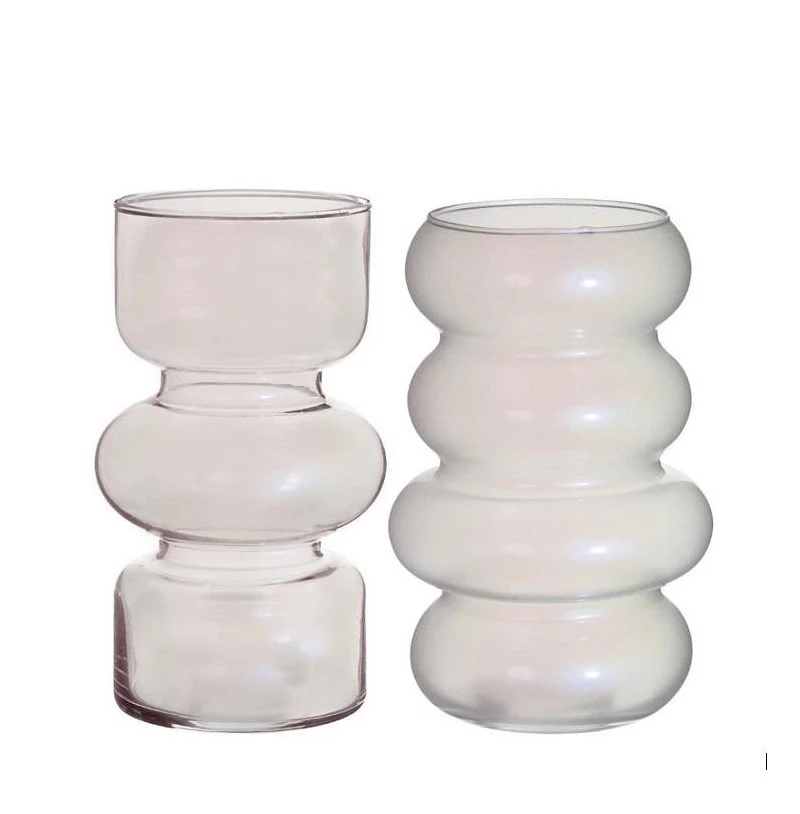 Blomma Vas Ø10 cm H: 18 cm Pärla (6 st) [IFS-29929]