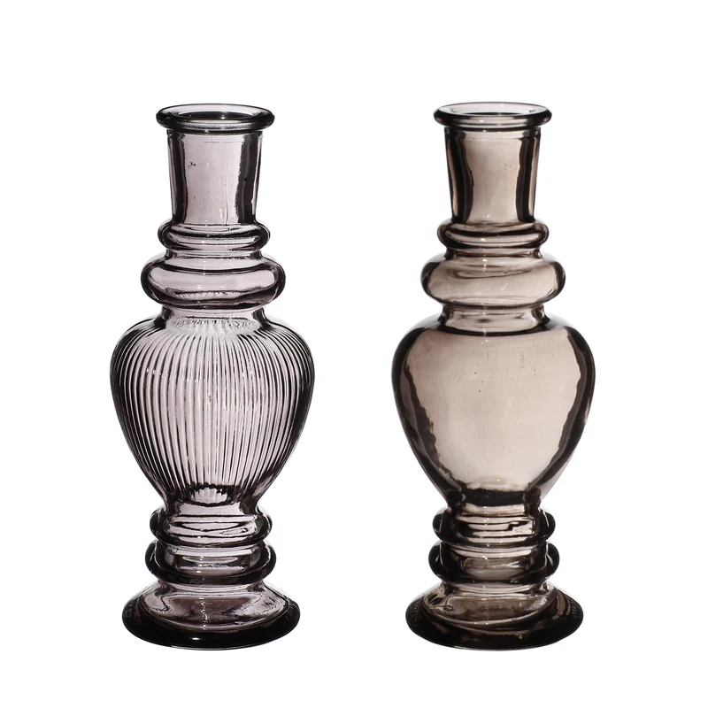 Vas Venedig Grå H: 15,5 x Ø5,7 cm (12 st) [IFS-29896]