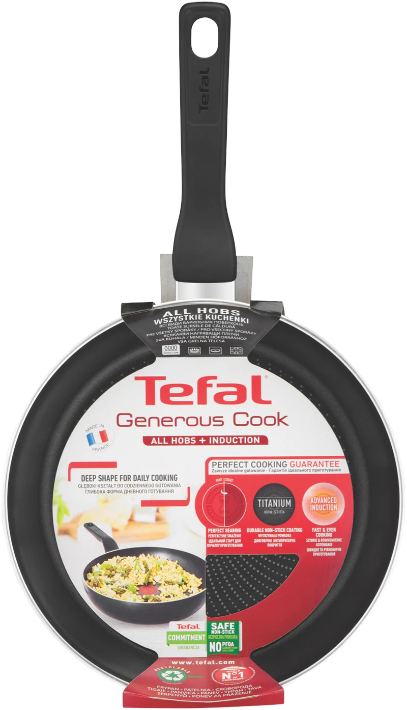Tefal Generous Cook Induction Non-Stick Frypan 28cm