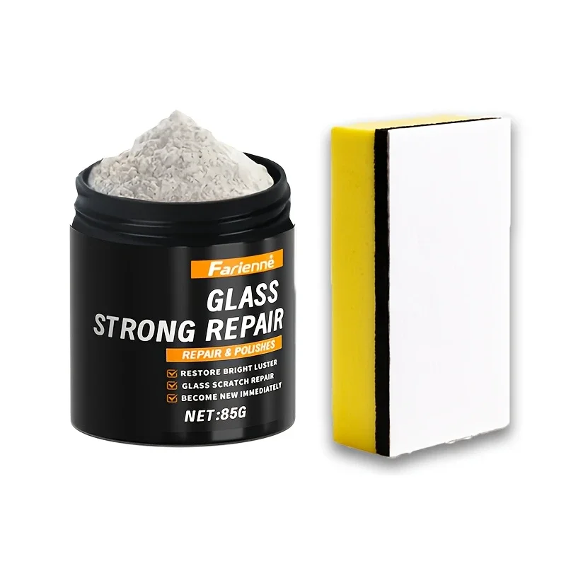Nano Glass Polishing Powder | Scratch Repair & Clarity Restore for Car Windshield, Windows & Screens