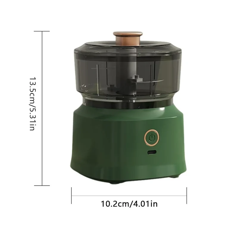 Mini Electric Food Processor USB | Garlic Chopper, Meat Grinder, Vegetable Mincer, 350ML Portable