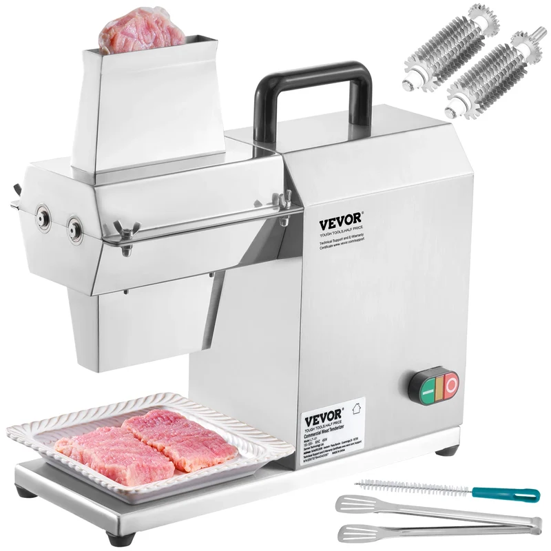 SucceBuy Commercial Meat Tenderizer 450W | 17-inch, 54 Blades, Electric, Pork Chicken Fish