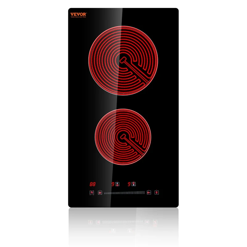 SucceBuy Built-in Induction Cooktop – 2/4/5 Burners, 12–30 inch Ceramic Glass