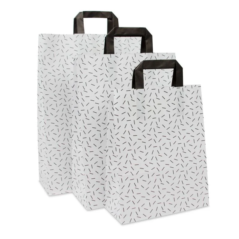 Papperskassar Strö 32 + 12 x 40 cm Vit (250 st.) [FP-DPL074]