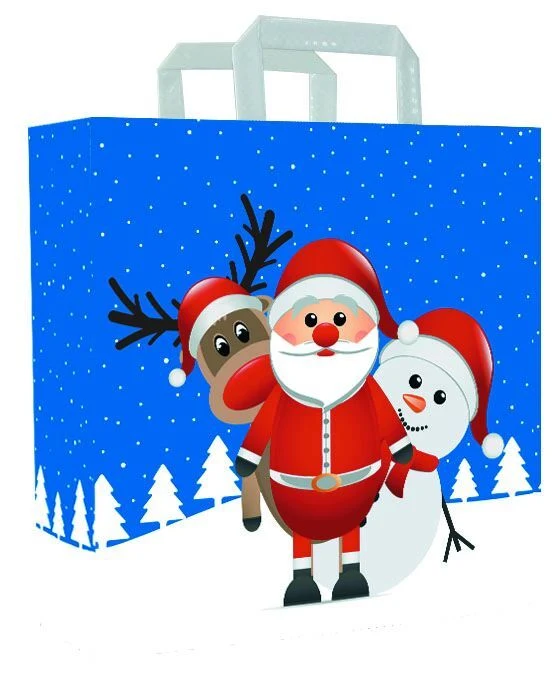 Papperskassar för jul Christmas Friends 26 + 12 x 35 cm Vit (250 st.) [FP-KDT031]