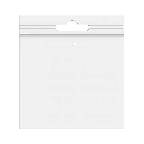 Blixtlåspåsar med Eurohål och lufthål 12,5x12,5cm Kristallklart PP 50 mikron (100 st) [ZE55V]