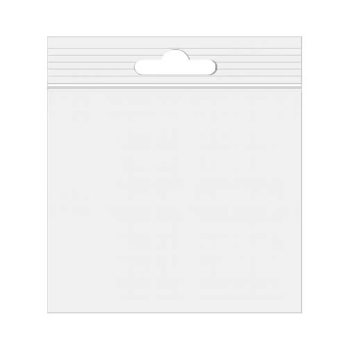 Blixtlåspåsar med Eurohål 12,5x12,5 Kristallklart PP 50 mikron (100 st) [ZE55]