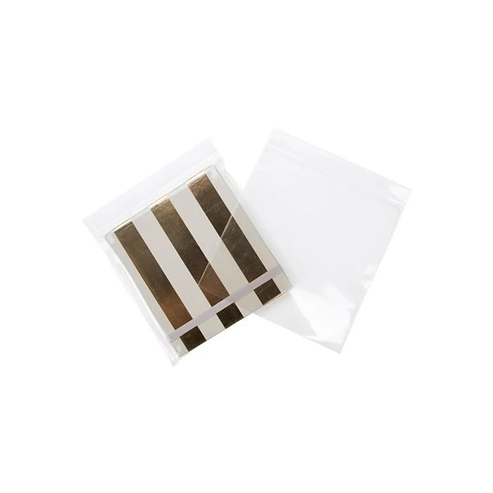 Blixtlåspåsar med lufthål 12,5x12,5cm Kristallklart PP 50 mikron (100 st) [ZC55V]