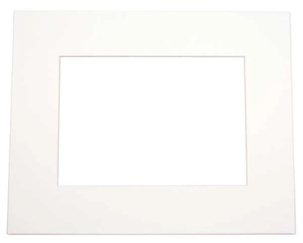 Passepartout Elfenben 39,7x49,9cm Fönster - Yttre storlek 50,8x61cm (10 st) [MS20123]