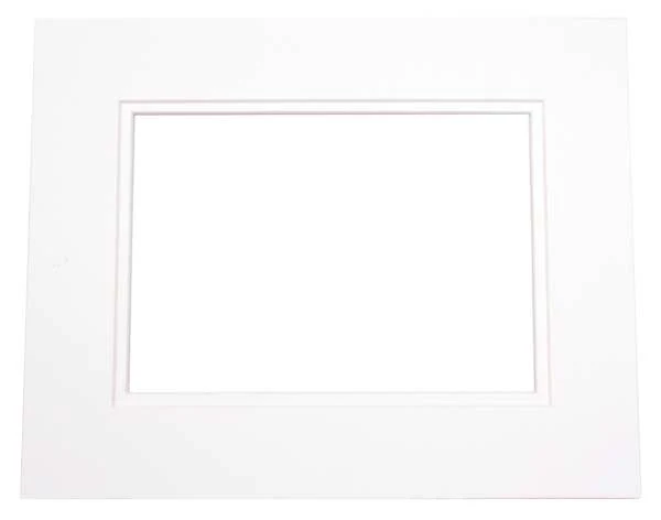 Passepartout Dubbel tjock Vit/Vit 30,5x40,6cm med 19,4x29,5cm Fönster (10 st) [MD20150]