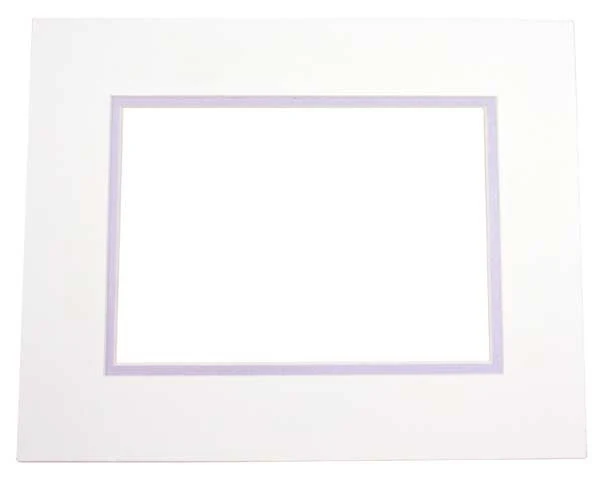 Passepartout Dubbel tjock Elfenben/Silver 45,7x61cm med 32,1x47,3cm Fönster (10 st) [MD20097]
