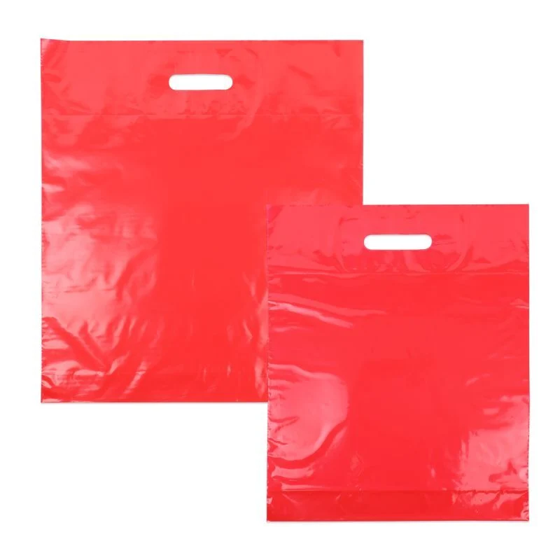 Plastkassar 35 x 44 + 2 x 4 cm Röd (400 st.) [FP-DQU198]