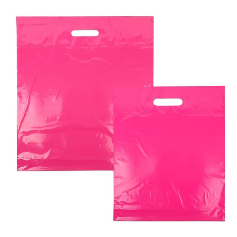 Plastkassar 35 x 44 + 2 x 4 cm Rosa (400 st.) [FP-DQU197]