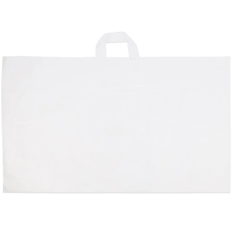 Plastkassar med öglehandtag Semi-transparenta 75 x 45 + 2 x 5 cm Semi-transparent (250 st.) [FP-DQL012]