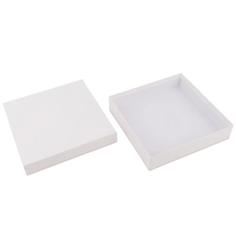 Kraftpresentlådor med lock 20,7 x 20,7 x 4,3 cm Vit (20 st.) [FP-VPL010]