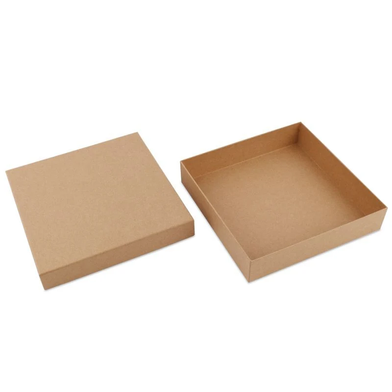 Kraftpresentlådor med lock 20,7 x 20,7 x 4,3 cm Brun (20 st.) [FP-VPL007]