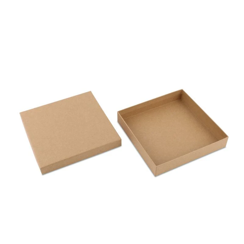 Kraftpresentlådor med lock 17,7 x 17,7 x 3,2 cm Brun (40 st.) [FP-VPL006]