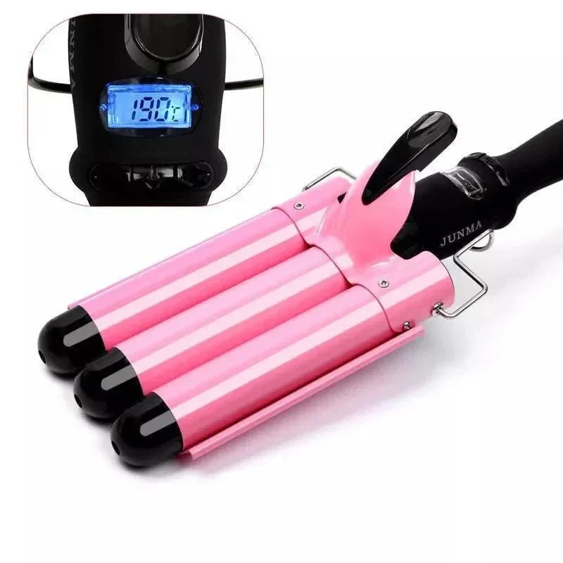 Small Three-Tube Electric Curling Iron