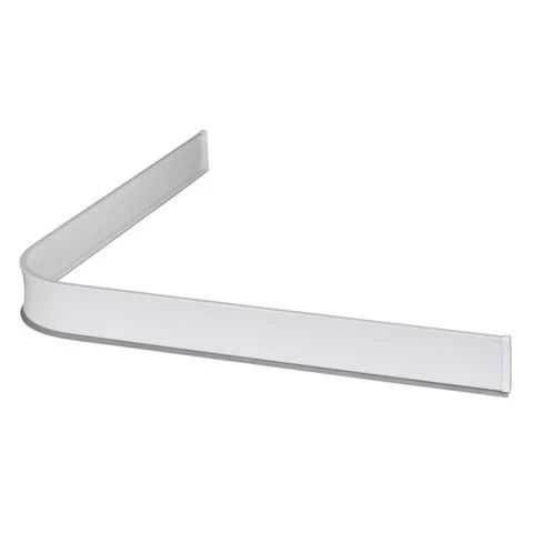 Leijma 8101 Corner Shower Threshold, White 92x92 cm