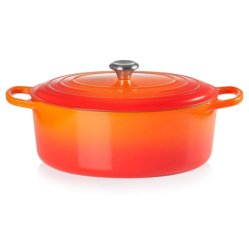 Le Creuset Signature Casserole Oval 33 cm Orange Red
