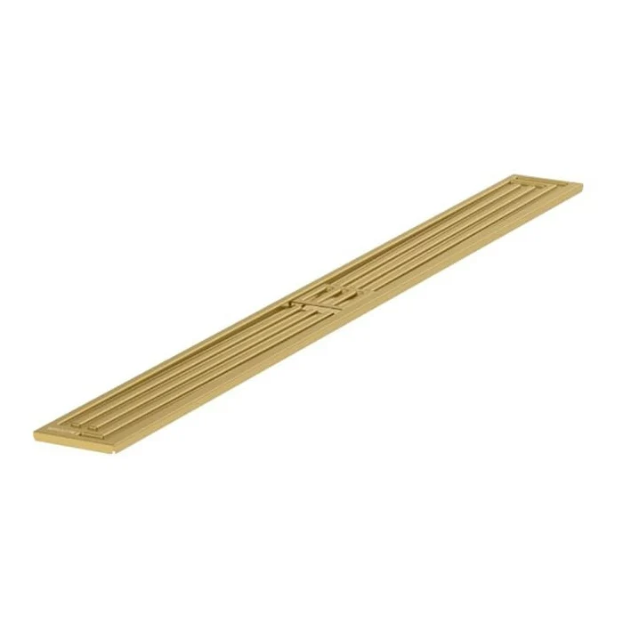 Blücher Art Deco Bathroom Gutter 900mm, Brass