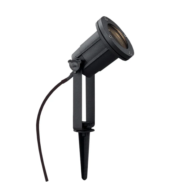 Outdoor Spotlight GU10 100mm, Black