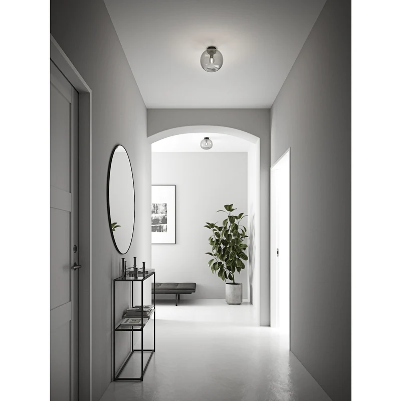 Nordlux Alton E27 275mm Ceiling Light, Black