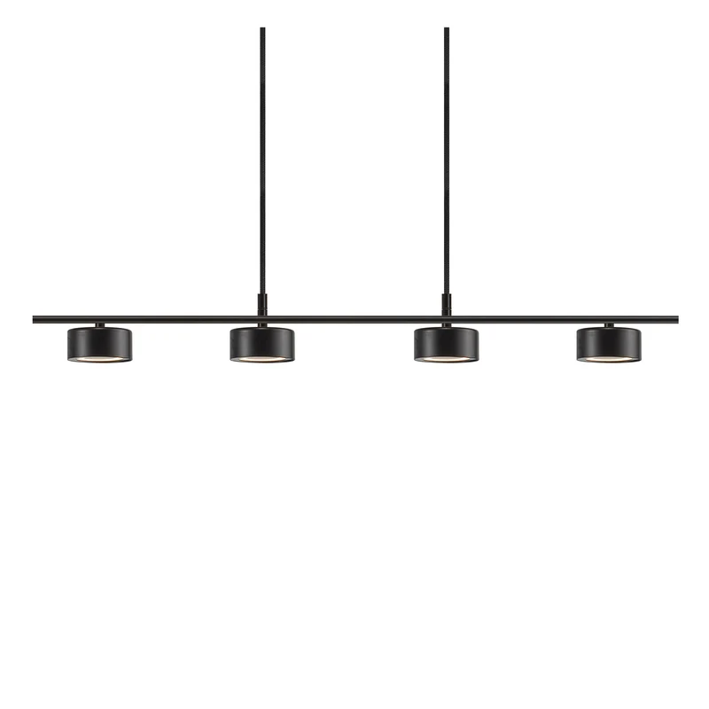 Nordlux Clyde Pendant Lamp 4x5W 350lm 2700K, Black