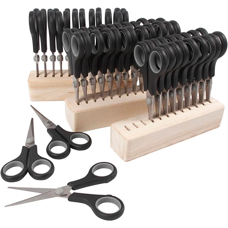 Barnsax, L: 14 cm, höger & vänster, svart, 1 set [HOB-11199]