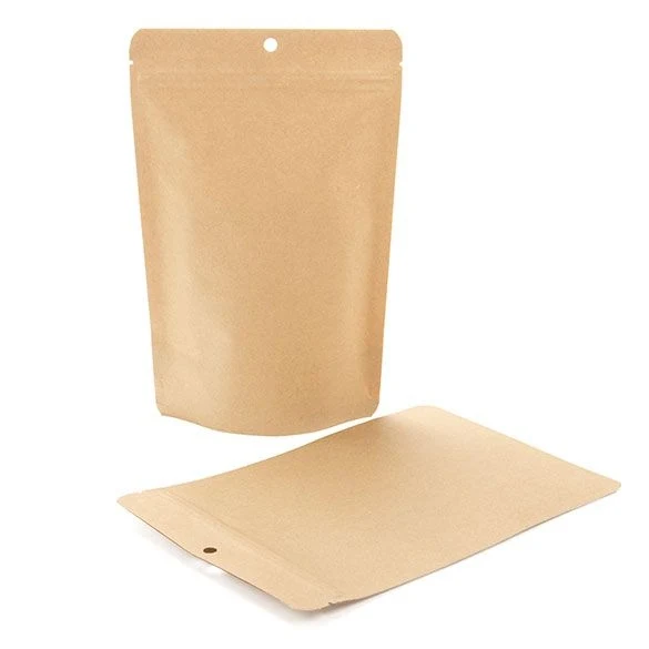 Stå upp påsar Kraft Komposterbar 14,9x8,9x23,2cm | 312 gram (100 st) [ZBGEK7]