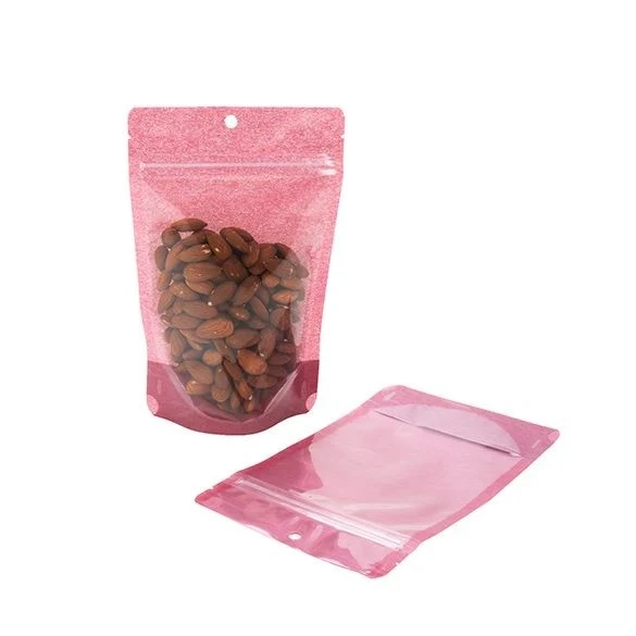 Stå upp påsar Rispapper Rosa 13x7,9x20,6cm | 113 gram (100 st) [ZBGR3HR]