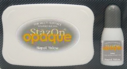 Stämpeldyna Stazon + Påfyllning, Napoli Yellow (1 st) [SZ-000-111]