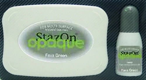 Stämpeldyna Stazon + Påfyllning, Fava green (1 st) [SZ-000-140]