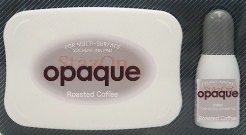 Stämpeldyna Stazon + Påfyllning, Roasted coffe (1 st) [SZ-000-154]