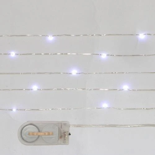 Koper LED ljus 20 LED Klar Vit op 2xCR2032 (1 st) [IFS-30141]