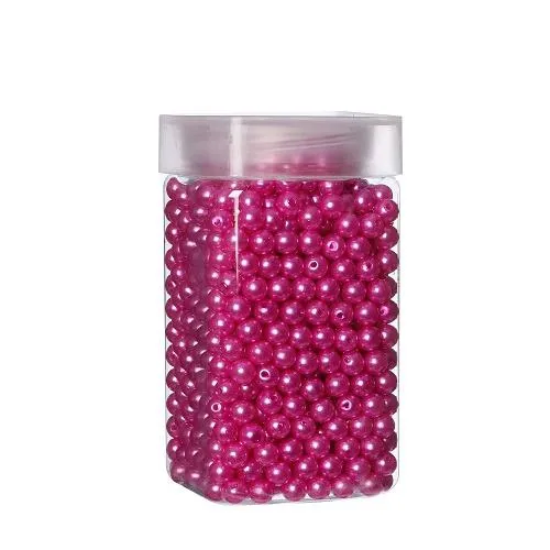 Pärla 8 mm Fuchsia 220 gram (1 st) [IFS-27056]