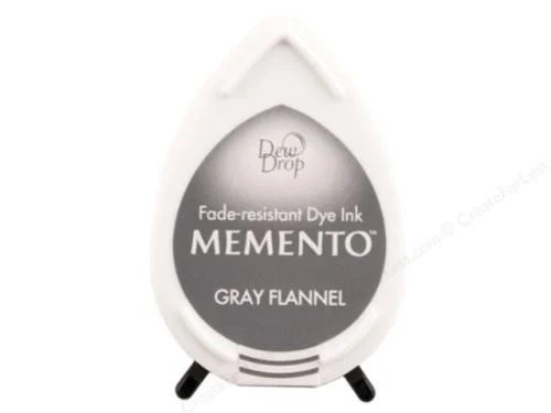 Stämpeldyna Memento Dew drops Gray Flannel (1 st) [MD-000-902]